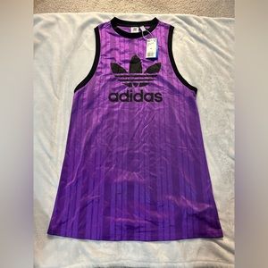 adidas Women's Purple Sleeveless Jersey Top
